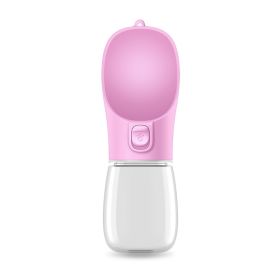 Portable Drinking Cup For Pets (Option: Pink-350ML)